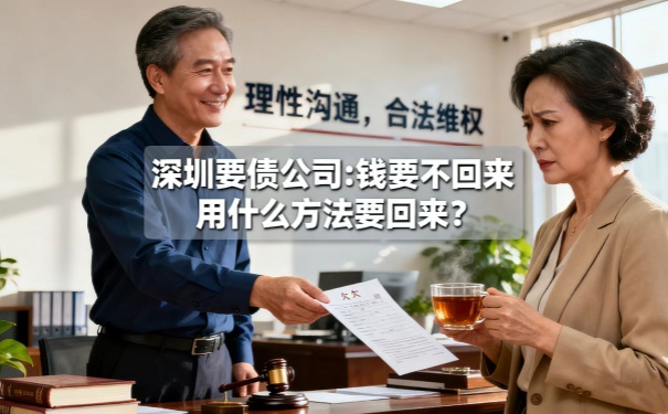 深圳要債公司:錢要不回來用什么方法要回來