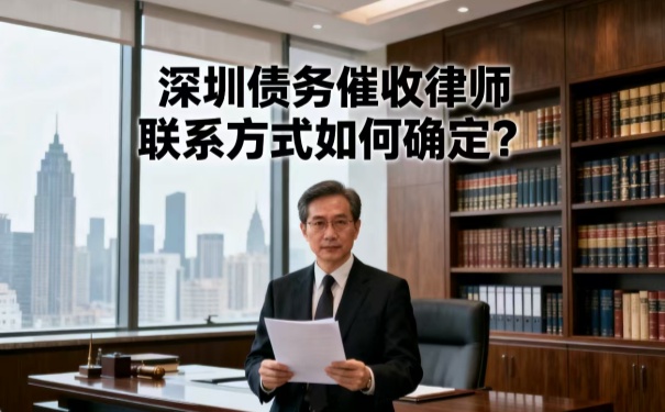 深圳債務催收律師聯系方式如何確定